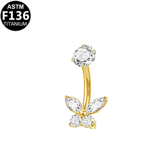 Belly Button Ring Zinc Alloy Heart Shape Unisex Puncture Jewelry
