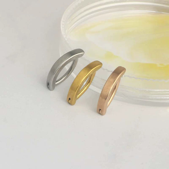 Belly Ring Stainless Steel Geometric Simple Style Electroplated