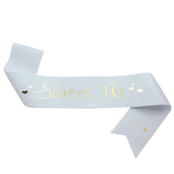 Belt Saded Glow Onion Cloth Printing Hot Stamping Ceremony Birthday Party Decoration