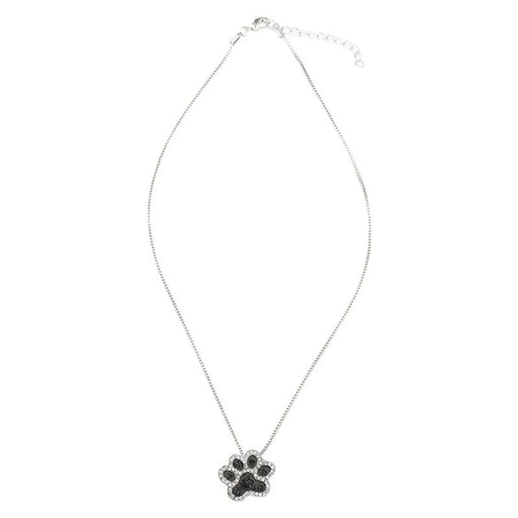 Best Selling Studded Cat Dog Claw Pendant Necklace Cat Paw Print Necklace Ankle Necklace Clavicle Chain