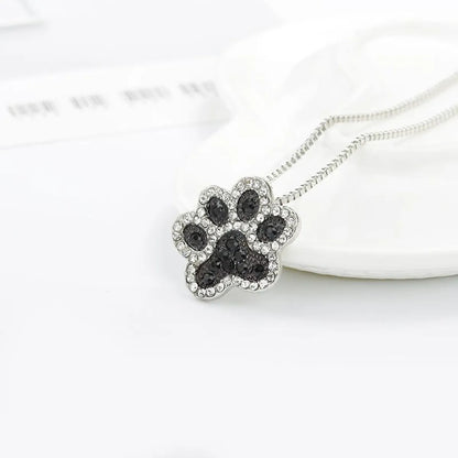 Best Selling Studded Cat Dog Claw Pendant Necklace Cat Paw Print Necklace Ankle Necklace Clavicle Chain