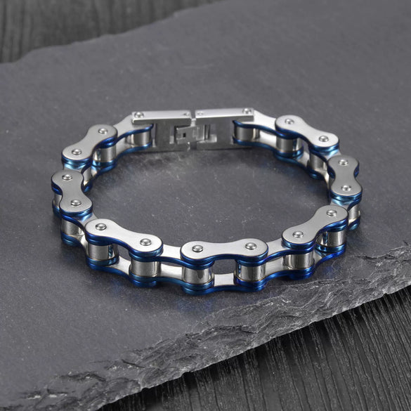 Bicycle Chain Bracelet Titanium Steel Geometric Men's Electroplated Personality Rock Style
