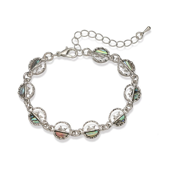 Bicycle Dolphin Abalone Shell Jewelry For Girls And Unisex With Animal Zodiac Fruit Pattern And Environmentalfriendly Processing