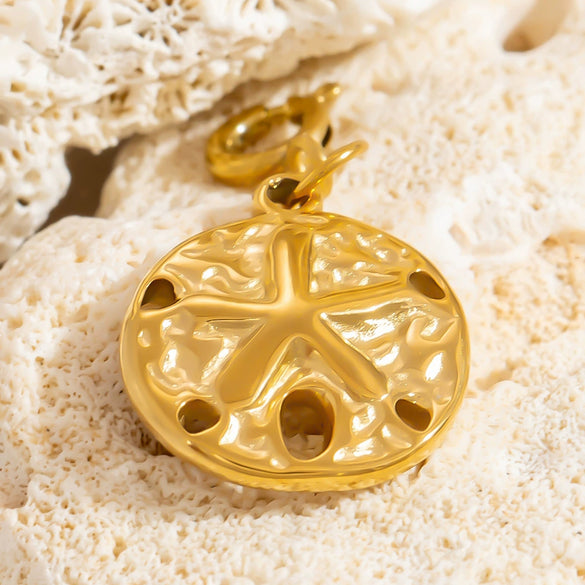 Bikini Buckle Jewelry Accessories Stainless Steel Electroplated With Flowers Love Pattern Ocean Style Minimalist Natural