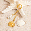 Bikini Buckle Pendant Highend Accessories Titanium Steel Stainless Steel Marine Series Starfish Conch Electroplating Casual Geometric Style