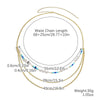Bikini Navel Waist Chain Metal Multi Layer Pearl All Match Style