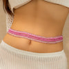 Bikini Waist Chain Metal Beaded Body Chain For Female