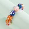 Billiard Ball Beaded Bracelet Unisex Sports Style With Plastic Resin And Baking Paint And Letters Numbers Text Pattern
