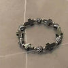 Billiards Bracelet Stone Alloy Geometric Cross Enamel Handmade Unisex