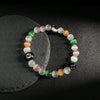 Billiards Bracelet Stone Alloy Geometric Cross Enamel Handmade Unisex
