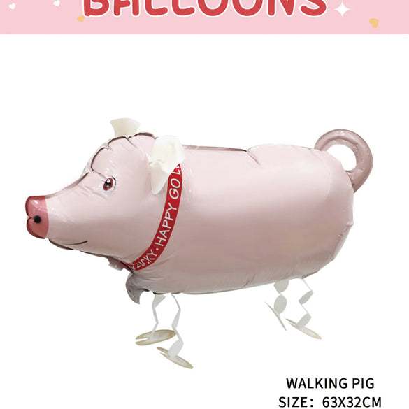 Birthday Cute Animal Aluminum Film Party Balloons