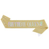 Birthday Decoration Glitter Cloth Belt With Hot Stamping