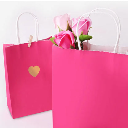 Birthday Fashion Love Coated Paper Party Gift Bags