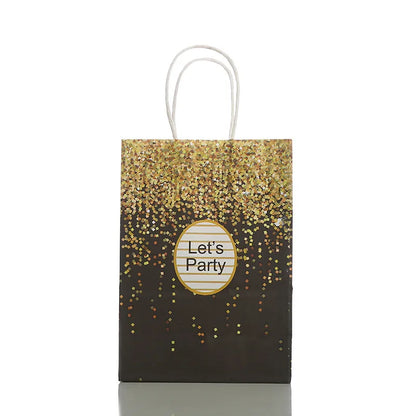 Birthday Fashion Stripe Paper Party Gift Bags