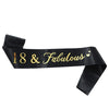 Birthday Ribbon Shoulder Strap Belt Sardine Material Printing Process
