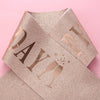 Birthday Shoulder Strap Dress Up Satin Cloth Bronzing Printing Ribbon Belt Galloon