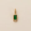 Birthstone Pendant Copper Geometric Electroplating