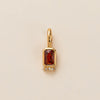 Birthstone Pendant Copper Geometric Electroplating