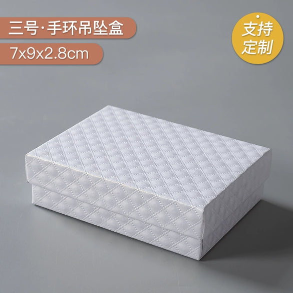 Black And White Spot Jewelry Packaging Box Made Of Paper And Cardboard For Earrings Ring Bracelet Necklace