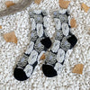 Black Tube Socks Ins Butterfly Retro Socks