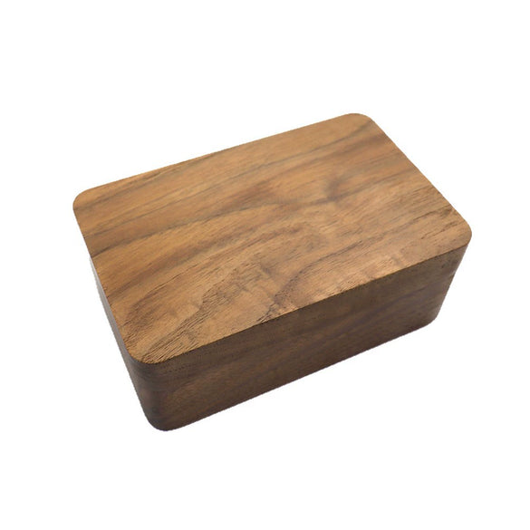 Black Walnut Solid Wood Rectangular Storage Box Exquisite Wooden Jewelry And Postcard Collection Packaging Gift Box