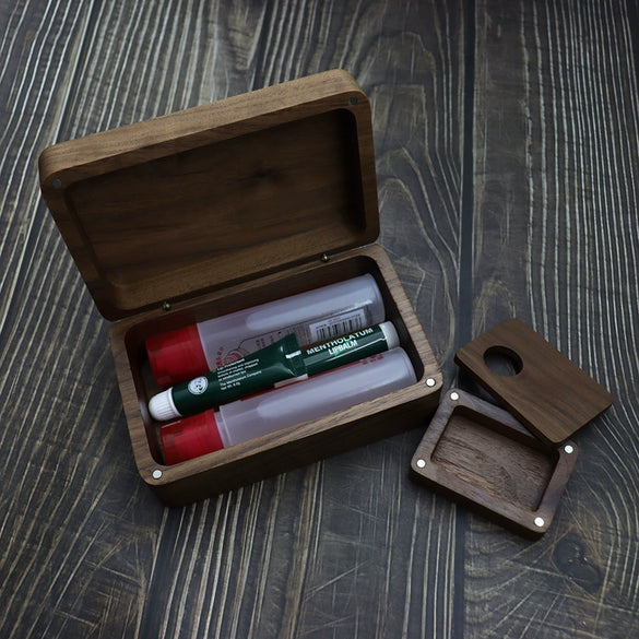 Black Walnut Solid Wood Rectangular Storage Box Exquisite Wooden Jewelry And Postcard Collection Packaging Gift Box