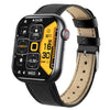 Blood Glucose And Oxygen Monitoring Bracelet With Bluetooth Call Siri Voice Assistant Silicone Wristband Rectangular Dial Sports Strap Style