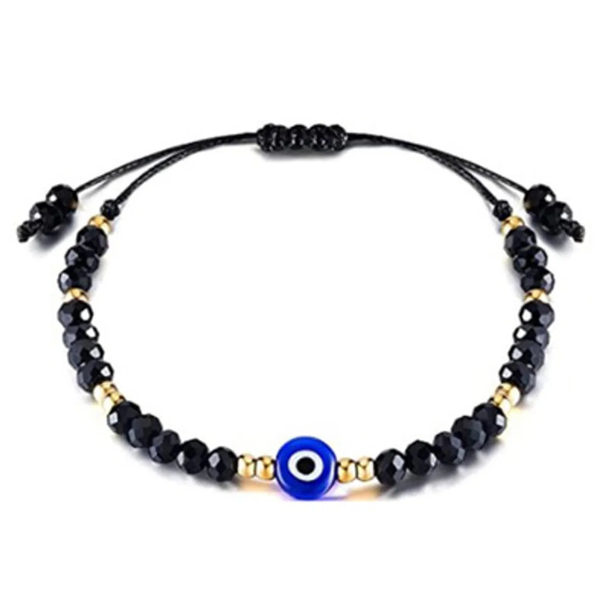 Blue Turkish Devil Eyelid Rope Glass Bracelet Fashion All-Match Eye Bracelet