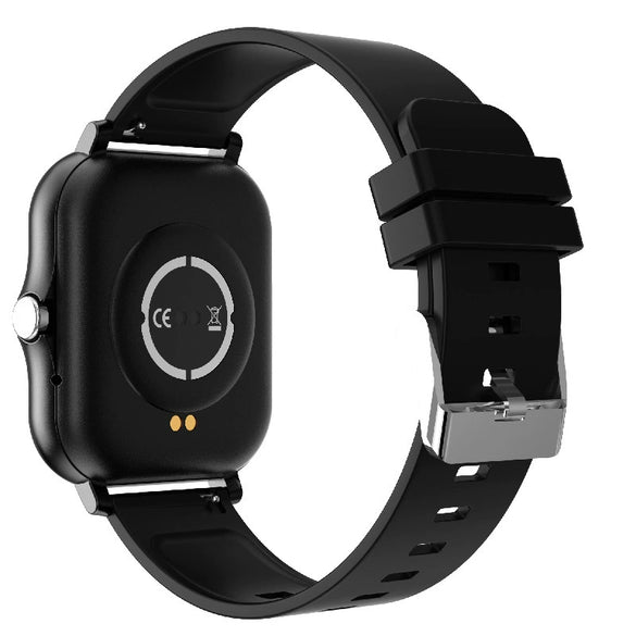 Bluetooth Calling Sports Smart Watch With Silicone Strap Square Ips Touch Screen Life Waterproof For Men Women Teens