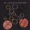 Body Accessories Metal Geometric Open And Closed Rings Electroplated For Puncture Unisex