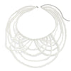 Body Chain Jewelry Plastic Geometric Imitation Pearl Tassel Electroplating For Women