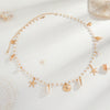 Body Chain Metal Imitation Pearl Conch Starfish Scallop Shell For Women