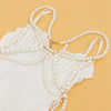 Body Chain Plastic Imitation Pearl Hollow Tassel Multi Layer For Women