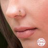 Body Piercing Cartilage Jewelry Nose Ring Ear Clip Earrings 925 Sterling Silver Geometric Style Real Gold Plated Environmental Protection Electroplated