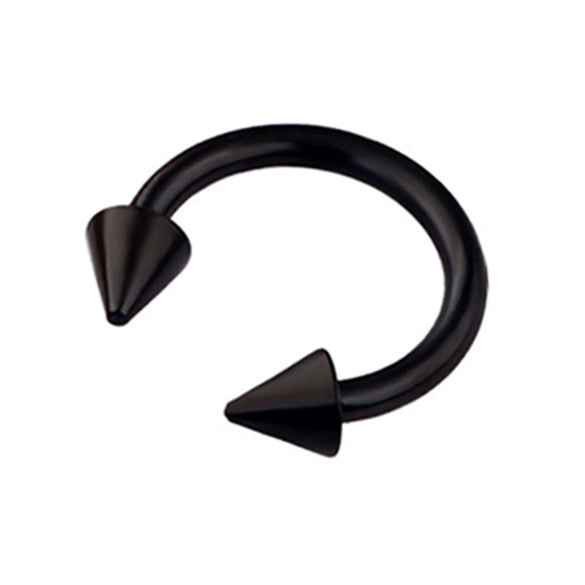 Body Piercing Jewelry Stainless Steel Geometric Cshaped Horseshoe Ring Electroplated