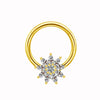 Body Piercing Jewelry Stainless Steel Heart Shape Electroplating Nipple Ring