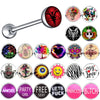 Body Piercing Jewelry Stainless Steel Mixed Color Insect Pattern Handmade