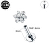 Body Piercing Jewelry Titanium Alloy Copper Stainless Steel Geometric Electroplating Unisex