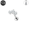 Body Piercing Jewelry Titanium Alloy Copper Stainless Steel Geometric Electroplating Unisex