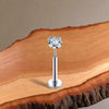 Body Piercing Lip Nail Ear Nail Pin Copper Stainless Steel Geometric Electroplating Unisex