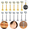 Body Piercing Lip Nail Ear Nail Pin Copper Stainless Steel Geometric Electroplating Unisex