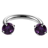 Body Puncture Jewelry Stainless Steel Ushaped Electroplated Ring And Nail