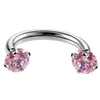 Body Puncture Jewelry Stainless Steel Ushaped Electroplated Ring And Nail