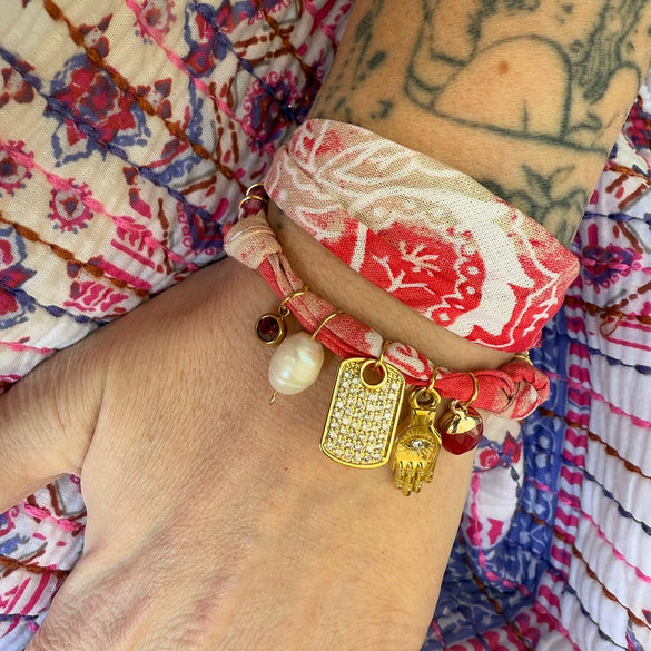 Bohemian Bracelet And Necklace With Starfish Mushroom Cherry Multi Pendant Resin Copper Electroplating Animal Zodiac Geometric Accessories For Women