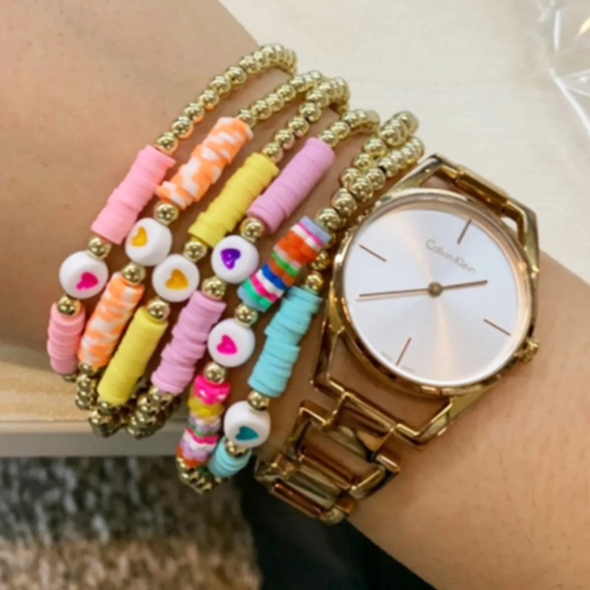 Bohemian Bracelet Gooddiy Wholesale Colored Soft Ceramic Bracelet Wild Love Bead Bracelet Friendship Rope