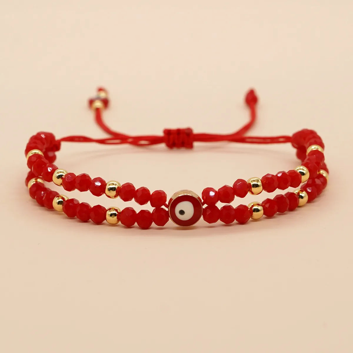 Bohemian Eye Artificial Crystal Handmade Women'S Bracelets