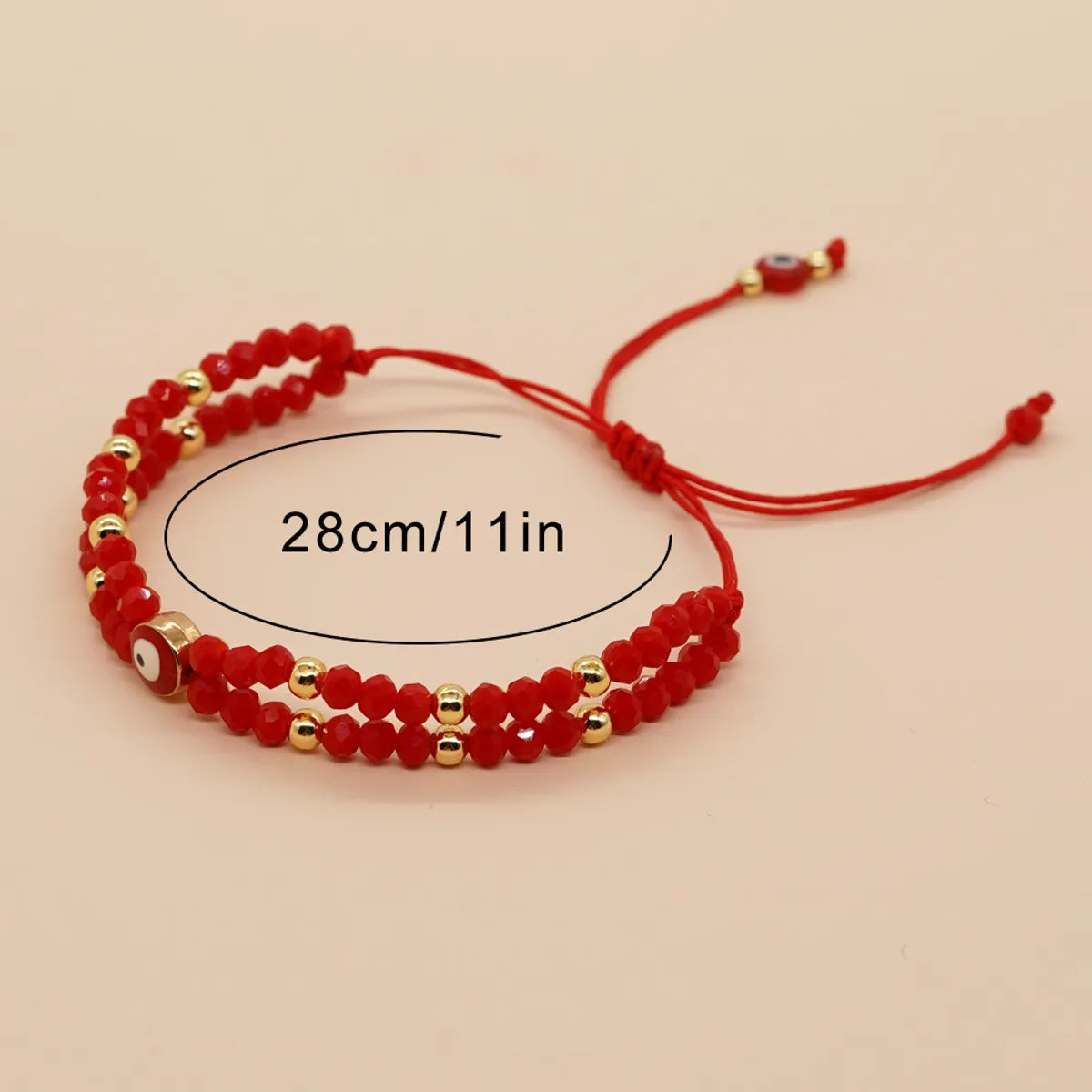 Bohemian Eye Artificial Crystal Handmade Women'S Bracelets