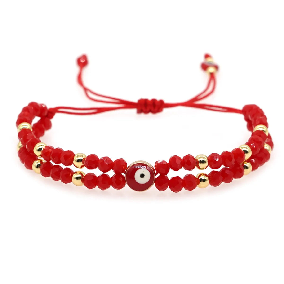 Bohemian Eye Artificial Crystal Handmade Women'S Bracelets