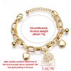 Bohemian Fashion Multilayer Stainless Steel Bracelet Love Round Beads Ladies Bracelet New