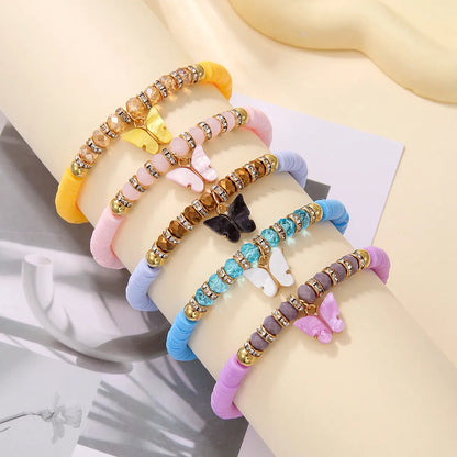 Bohemian Flower Soft Clay Beaded Women's Bracelets